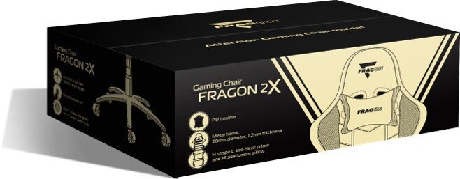 FragON 2X Series Pelituoli, musta hinta ja tiedot | Toimistotuolit | hobbyhall.fi