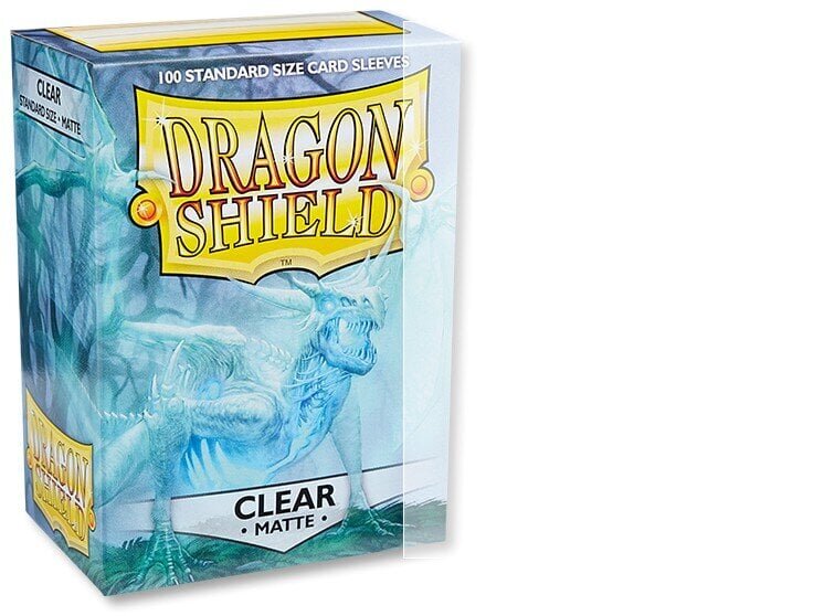Korttikotelot Dragon Shield Matte Clear, 100 tk. hinta ja tiedot | Lautapelit ja älypelit | hobbyhall.fi