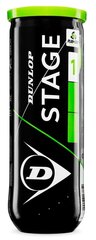 Tennispallot Dunlop STAGE 1 Green 3 kpl. hinta ja tiedot | Tennisvälineet | hobbyhall.fi