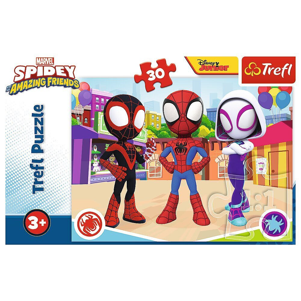 TREFL SPIDERMAN Palapeli Spidey, 30 palaa hinta ja tiedot | Palapelit | hobbyhall.fi