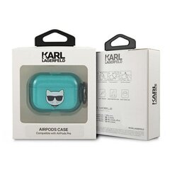 Karl Lagerfeld kotelo Airpods Pro KLAPUCHFL siniselle Choupettelle hinta ja tiedot | OEM Tietokoneet ja pelaaminen | hobbyhall.fi