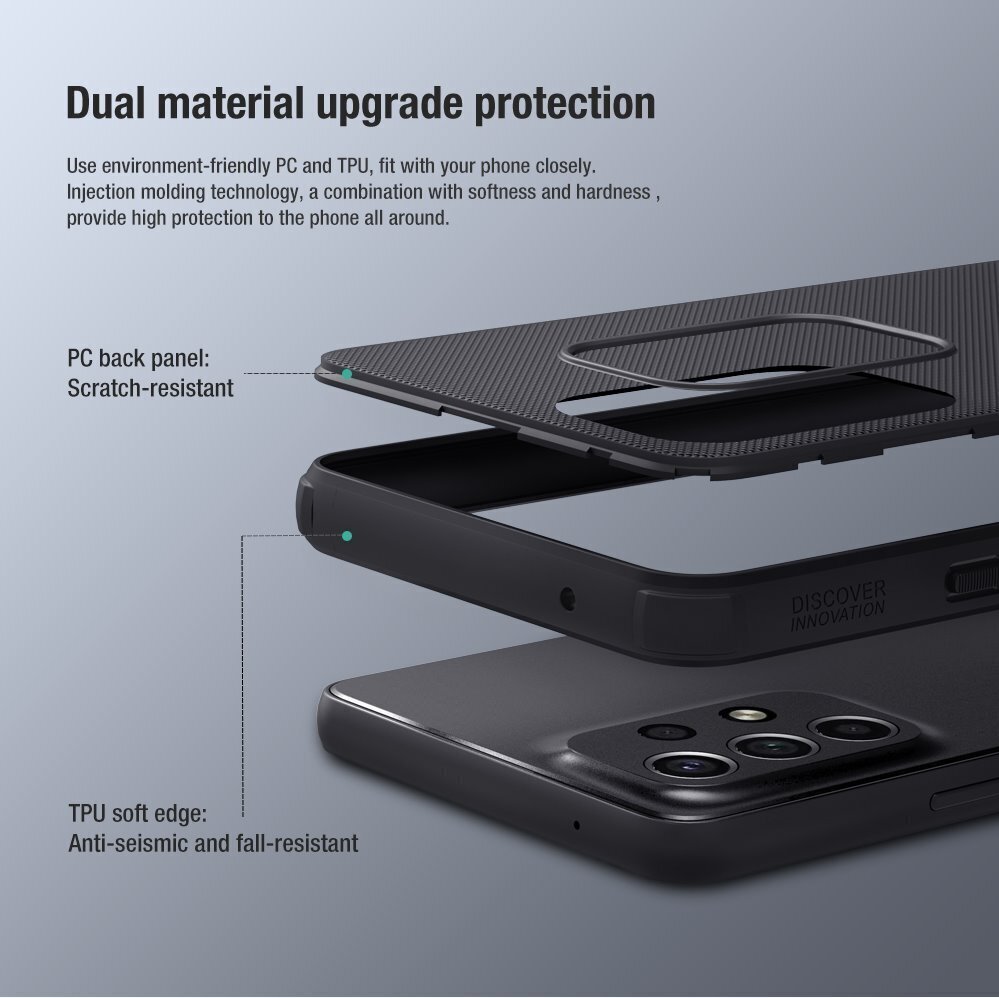 Nillkin Super Frosted PRO takakuori Samsung Galaxy A53 5G Deep Green -puhelimelle hinta ja tiedot | Puhelimen kuoret ja kotelot | hobbyhall.fi