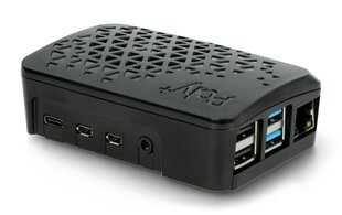 Raspberry Pi 4B kotelo Argon Poly+ musta hinta ja tiedot | Mikrokontrollerit | hobbyhall.fi