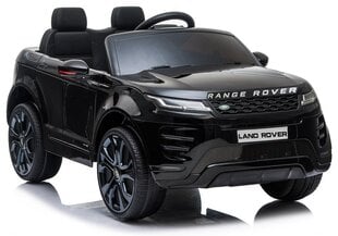 Kaksipaikkainen lasten sähköauto Lean Range Rover Evoque, musta hinta ja tiedot | Lean cars Lapset | hobbyhall.fi