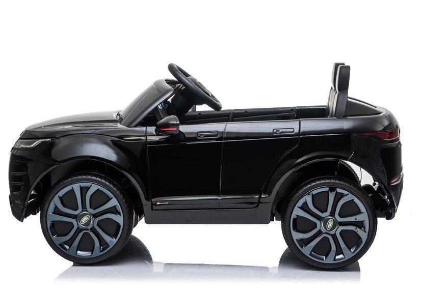 Kaksipaikkainen lasten sähköauto Lean Range Rover Evoque, musta hinta ja tiedot | Lasten sähköautot | hobbyhall.fi