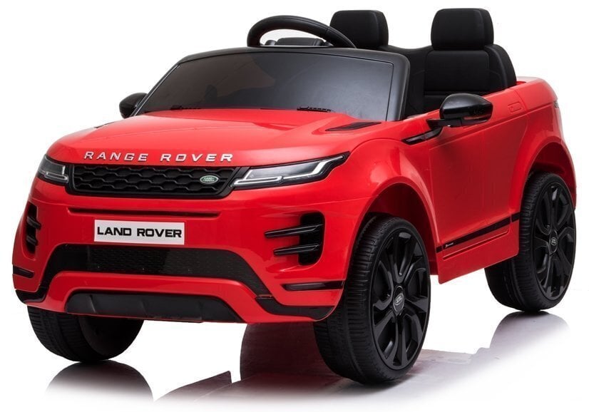 Kaksipaikkainen sähköauto Lean Range Rover Evoque, punainen hinta ja tiedot | Lasten sähköautot | hobbyhall.fi