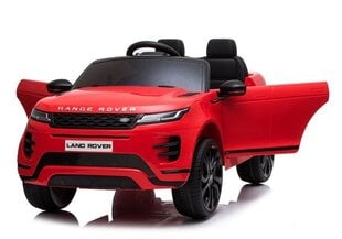 Kaksipaikkainen sähköauto Lean Range Rover Evoque, punainen hinta ja tiedot | Lasten sähköautot | hobbyhall.fi