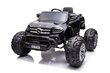 Lasten yhden hengen sähköauto Mercedes DK-MT950 4x4, musta hinta ja tiedot | Lasten sähköautot | hobbyhall.fi