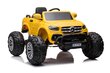 Lasten yksipaikkainen sähköauto Mercedes DK-MT950 4x4, keltainen hinta ja tiedot | Lasten sähköautot | hobbyhall.fi