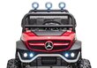 Yksipaikkainen sähköauto lapsille Mercedes Unimog S, punainen hinta ja tiedot | Lasten sähköautot | hobbyhall.fi