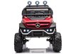 Yksipaikkainen sähköauto lapsille Mercedes Unimog S, punainen hinta ja tiedot | Lasten sähköautot | hobbyhall.fi