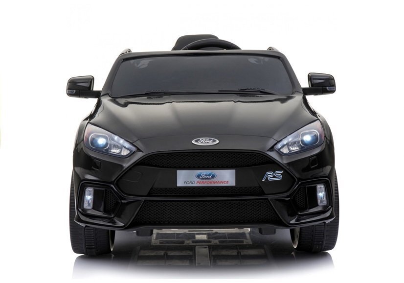 Lasten sähköauto Ford Focus RS, lakattu mustaksi hinta ja tiedot | Lasten sähköautot | hobbyhall.fi