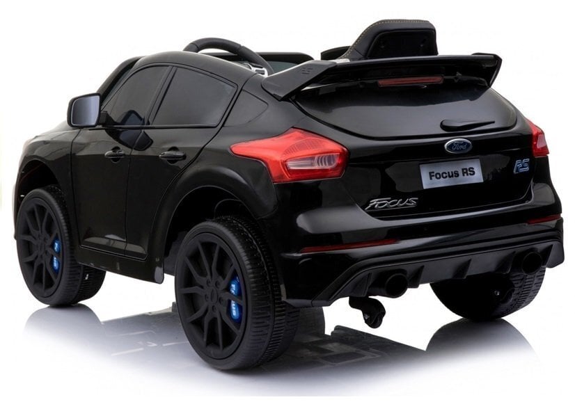 Lasten sähköauto Ford Focus RS, lakattu mustaksi hinta ja tiedot | Lasten sähköautot | hobbyhall.fi