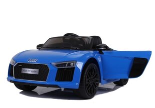 Yksipaikkainen sähköauto lapsille Big Audi R8 JJ2198, sininen hinta ja tiedot | Lasten sähköautot | hobbyhall.fi