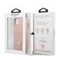 Guess Saffiano Double Card -kotelo iPhone 13 mini Pinkille hinta ja tiedot | Puhelimen kuoret ja kotelot | hobbyhall.fi