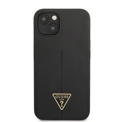 Guess Silicone Line Triangle Case iPhone 13:lle Black hinta ja tiedot | Puhelimen kuoret ja kotelot | hobbyhall.fi