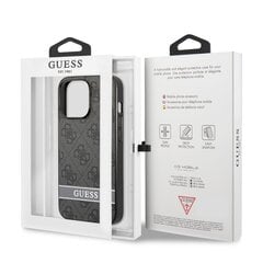 Guess PU 4G Stripe kotelo iPhone 13 Pro, Harmaa. hinta ja tiedot | Puhelimen kuoret ja kotelot | hobbyhall.fi