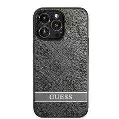 Guess PU 4G Stripe kotelo iPhone 13 Pro, Harmaa. hinta ja tiedot | Puhelimen kuoret ja kotelot | hobbyhall.fi