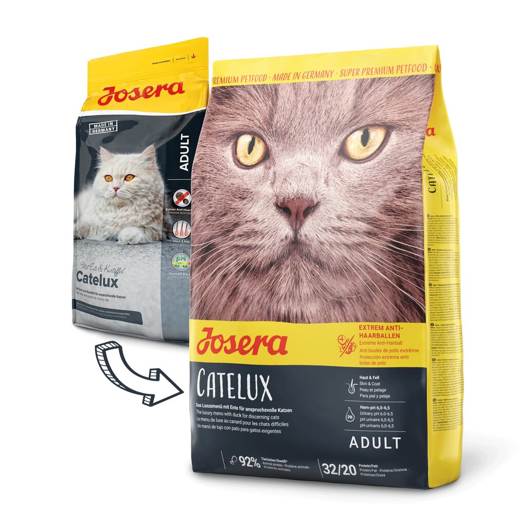 Kuiva ruoka nirso kissoille Josera Catelux, 10 kg hinta ja tiedot | Kissan kuivaruoka | hobbyhall.fi