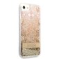 Guess Liquid Glitter Paisley kotelo iPhonelle 7/8/SE2020/SE2022, Kulta. hinta ja tiedot | Puhelimen kuoret ja kotelot | hobbyhall.fi