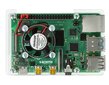 Raspberry Pi 4B/3B+/3B/2B kotelo, avattava, tuulettimella - läpinäkyvä - läpinäkyvä hinta ja tiedot | Mikrokontrollerit | hobbyhall.fi