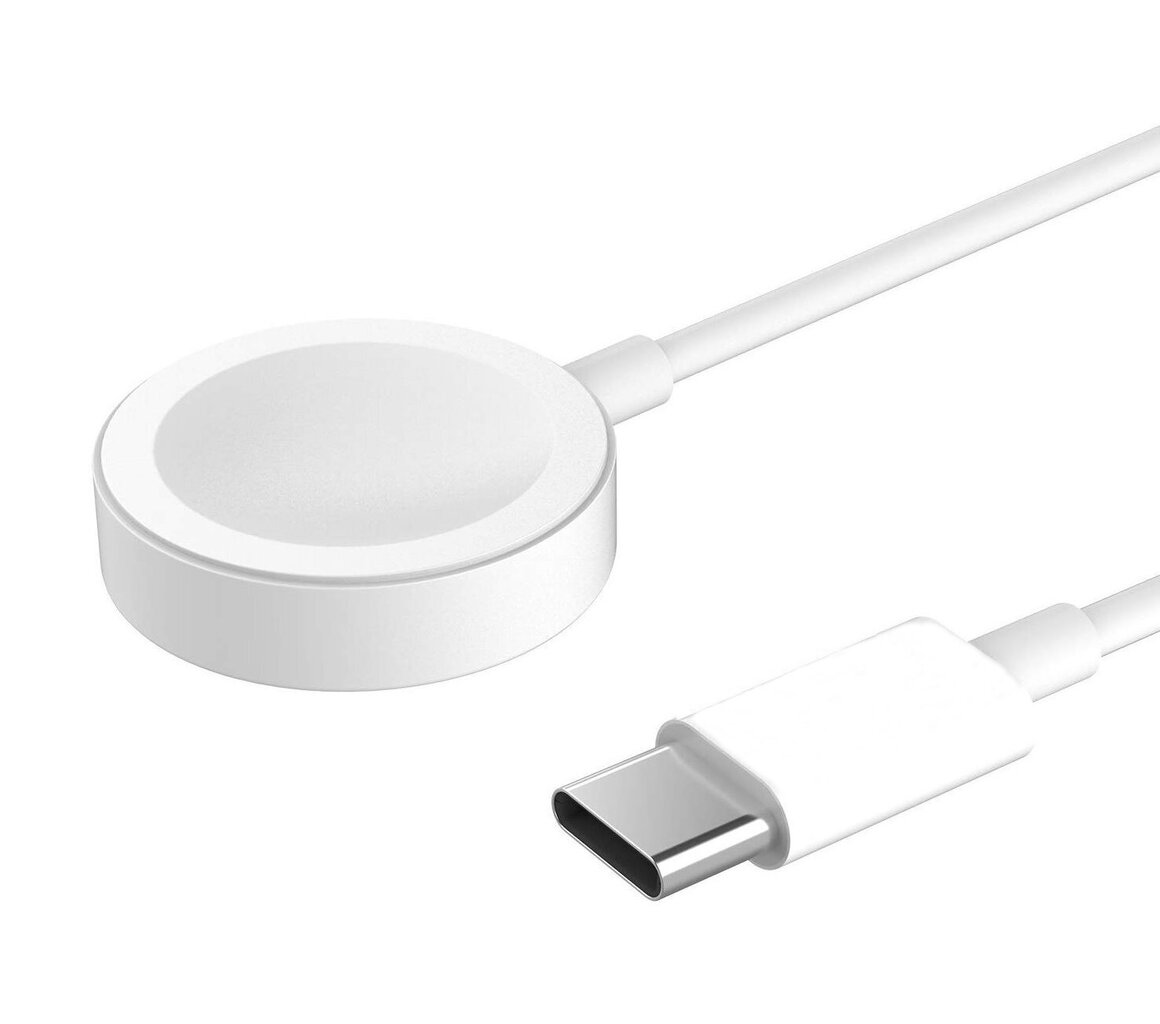 Taktinen USB-latauskaapeli Apple Watchille 1/2/3/4/5/6/SE/7 (USB-C) hinta ja tiedot | Älykellojen ja aktiivisuusrannekkeiden lisätarvikkeet | hobbyhall.fi