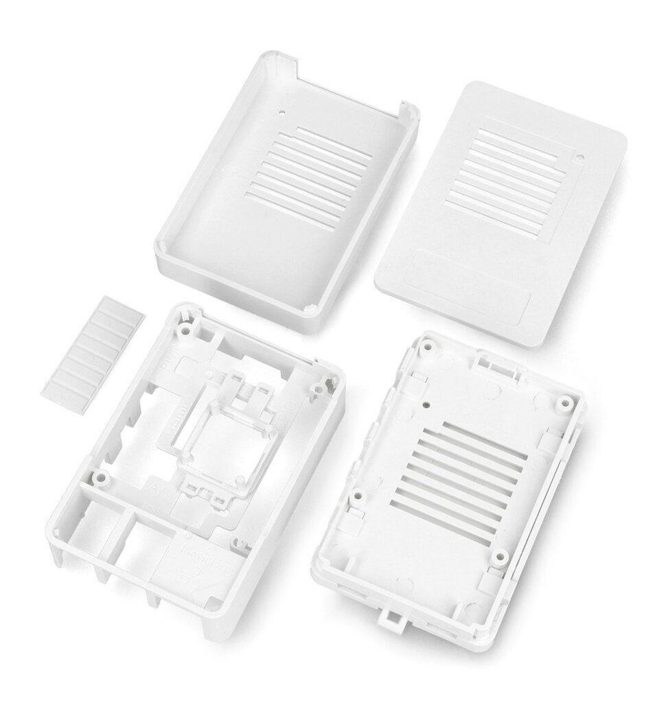 Raspberry Pi 4B kotelo - valkoinen - MaticBox 4 hinta ja tiedot | Mikrokontrollerit | hobbyhall.fi
