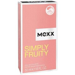 Mexx simply fruity EDT Hajuvesi naisille, 50ml 50 ml hinta ja tiedot | Naisten hajuvedet | hobbyhall.fi