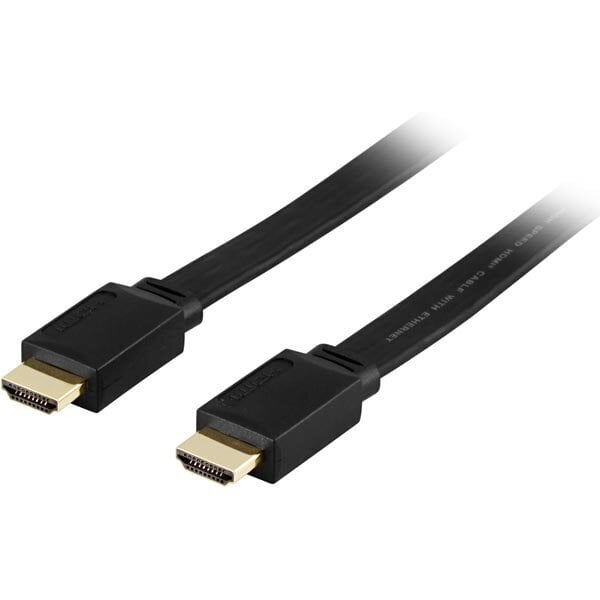 Deltaco HDMI-1080F, HDMI, 15m hinta ja tiedot | Kaapelit ja adapterit | hobbyhall.fi