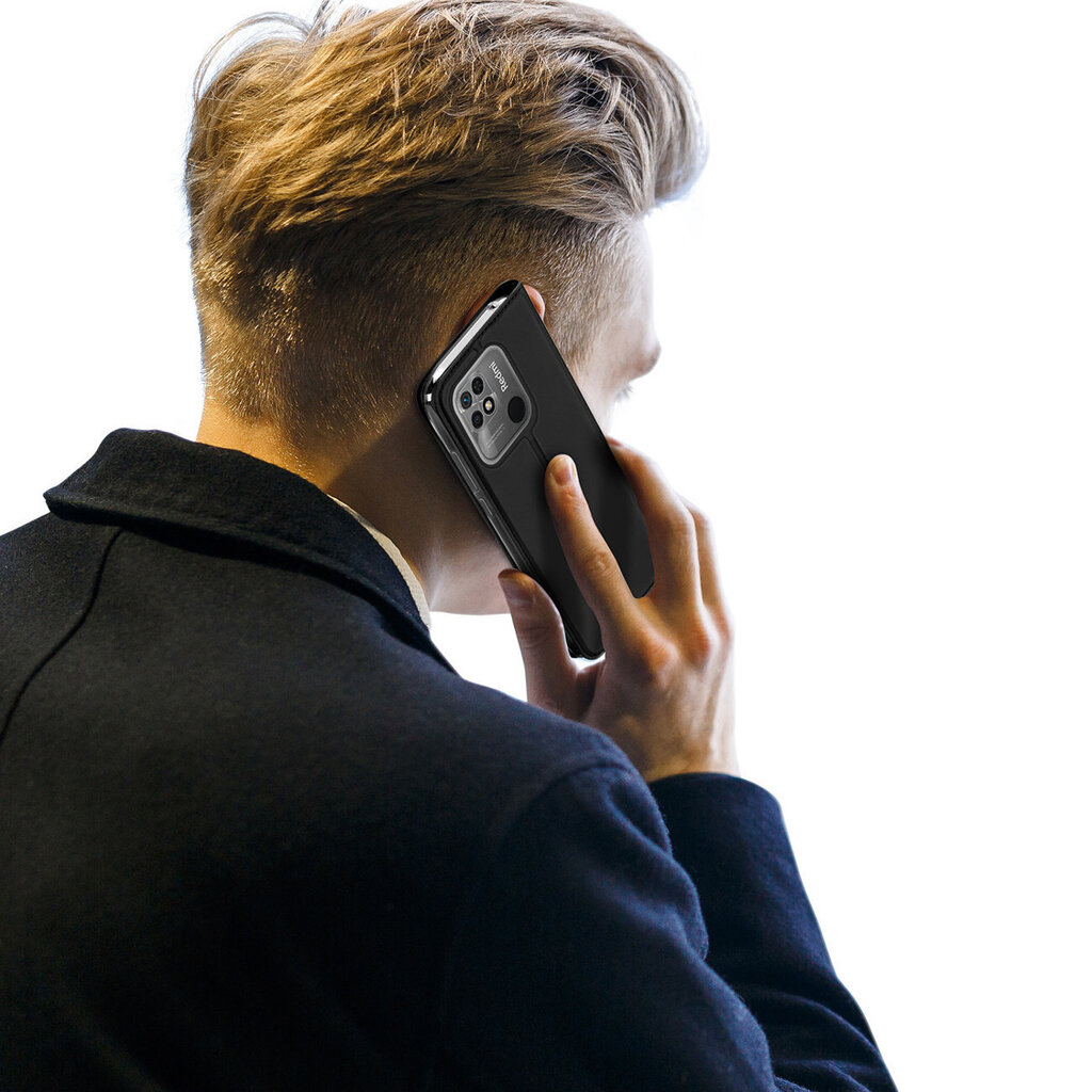 Puhelinkotelo Dux Ducis - Xiaomi Redmi 10C, musta hinta ja tiedot | Puhelimen kuoret ja kotelot | hobbyhall.fi