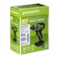 Greenworks - Akkukäyttöinen porakone, 24V. GD24ID3 3802807. hinta ja tiedot | Akkuporakoneet ja ruuvinvääntimet | hobbyhall.fi