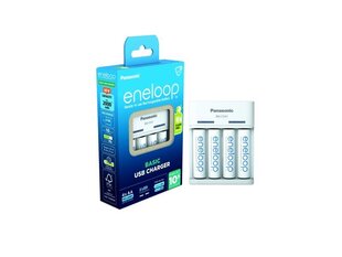 Laturi Panasonic Eneloop K-KJ61MCD40USB, 2.25 tuntia. hinta ja tiedot | Eneloop Puhelimet, älylaitteet ja kamerat | hobbyhall.fi