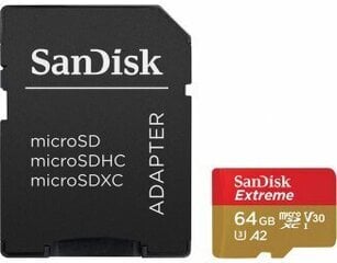 Sandisk By Western Digital SDSQXAH-064G-GN6MA 64 Gt hinta ja tiedot | Puhelimen muistikortit | hobbyhall.fi