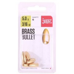 Paino Lucky John Brass Bullet 14g hinta ja tiedot | Onkipainot | hobbyhall.fi