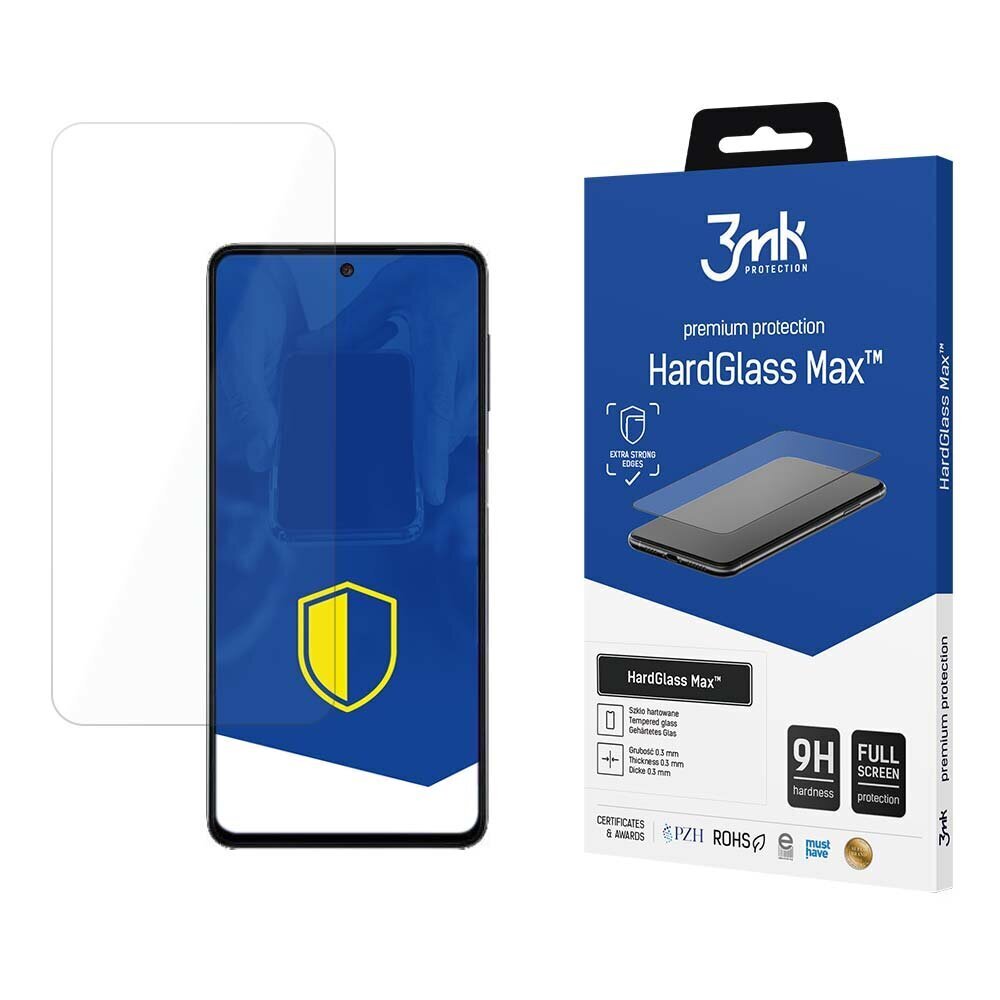 Samsung Galaxy M53 5G - 3mk HardGlass Max™ suojakalvo näytön suojus hinta ja tiedot | Näytönsuojakalvot ja -lasit | hobbyhall.fi