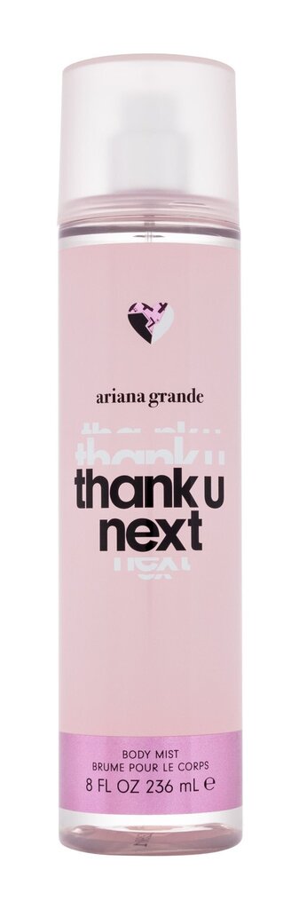 Tuoksuva vartalosuihke Ariana Grande Thank U Next, 236 ml hinta ja tiedot | Naisten ihonhoito | hobbyhall.fi