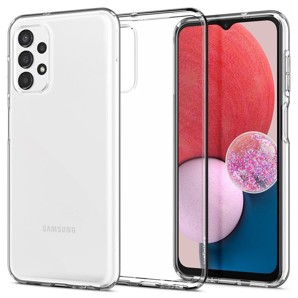 Fusion Ultra takana 1 mm suojaava silikonikotelo Samsung Galaxy A135 A13:lle, läpinäkyvä. hinta ja tiedot | Puhelimen kuoret ja kotelot | hobbyhall.fi