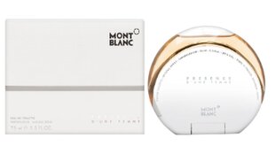 Mont Blanc Presence d'une Femme EDT naiselle 75 ml hinta ja tiedot | Mont Blanc Hajuvedet ja tuoksut | hobbyhall.fi