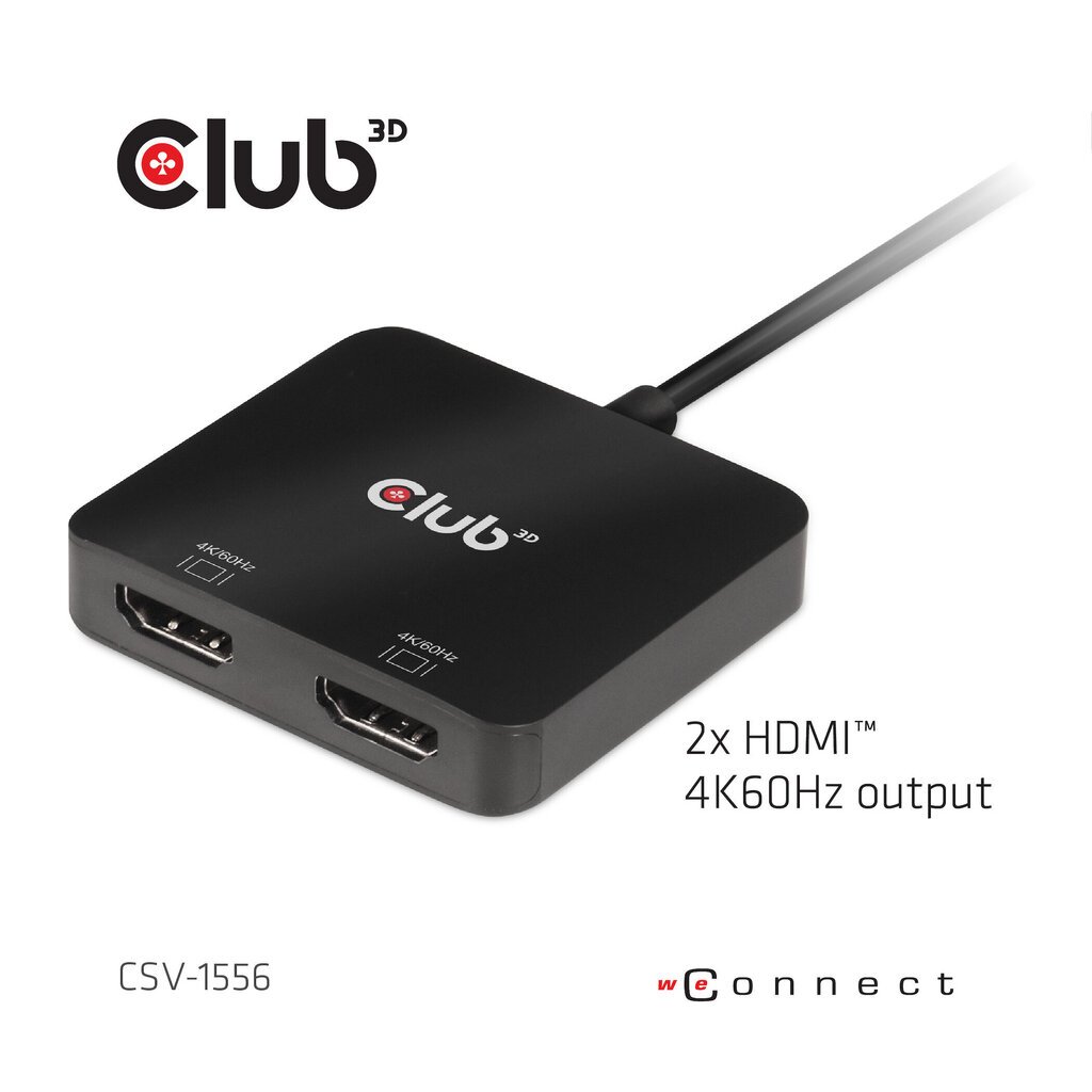 Hub Club 3D CSV-1556 hinta ja tiedot | Adapterit | hobbyhall.fi