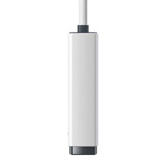 Adapteri Baseus Lite Series USB-C - RJ45-verkko (valkoinen) hinta ja tiedot | Baseus Tietokoneiden lisävarusteet | hobbyhall.fi