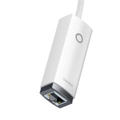 Adapteri Baseus Lite Series USB - RJ45-verkko, 100Mbps (valkoinen) hinta ja tiedot | Adapterit | hobbyhall.fi