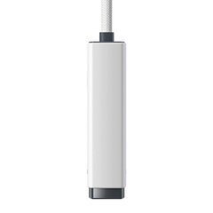 Adapteri Baseus Lite Series USB - RJ45-verkko, 100Mbps (valkoinen) hinta ja tiedot | Adapterit | hobbyhall.fi
