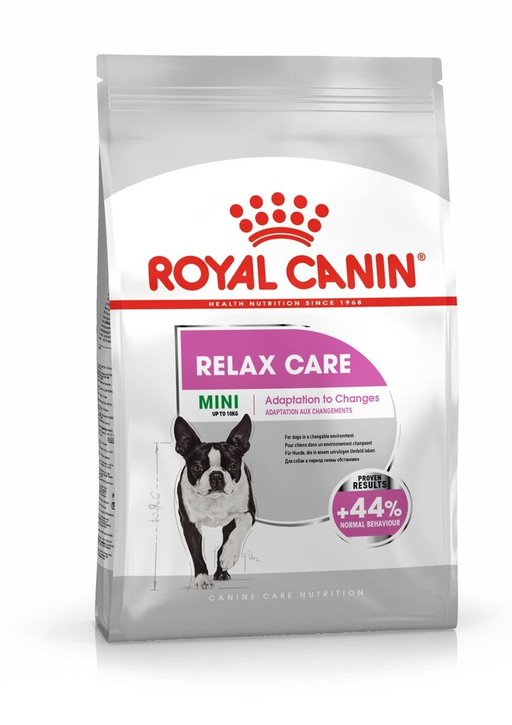 Royal Canin stressaaville koirille Mini Relax Care, 8 kg. hinta ja tiedot | Koiran kuivaruoka | hobbyhall.fi