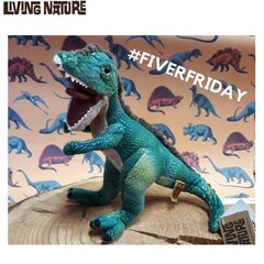 Living Nature Tyrannosaurus Rex Dinosaur pehmolelu, vihreä hinta ja tiedot | Poikien lelut | hobbyhall.fi