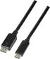 LogiLink UA0335, USB-C, 1.8 m hinta ja tiedot | Puhelinkaapelit | hobbyhall.fi