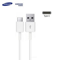 Samsung EP-DG970BWE Galaxy S10/S10+/S10e USB 2.0 - Type-C 3.1 Qualcom data- ja latauskaapeli 1.2m 1.2m hinta ja tiedot | Puhelimen kuoret ja kotelot | hobbyhall.fi