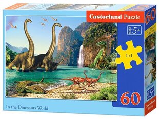 CASTORLAND palapeli Dinosaurusten maailma, 60 kpl, B-06922-1 hinta ja tiedot | Palapelit | hobbyhall.fi