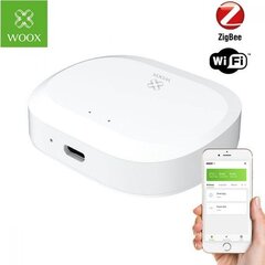 Woox ZigBee-WiFi R7070 älykäs tukiasema, valkoinen, sovelluksen kanssa hinta ja tiedot | Älylaitteiden lisätarvikkeet | hobbyhall.fi