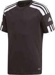 T-paita lapsille Adidas Squadra 21 GN5739, musta, 116 cm hinta ja tiedot | Jalkapallovaatteet ja -varusteet | hobbyhall.fi