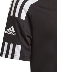 T-paita lapsille Adidas Squadra 21 GN5739, musta, 116 cm hinta ja tiedot | Jalkapallovaatteet ja -varusteet | hobbyhall.fi